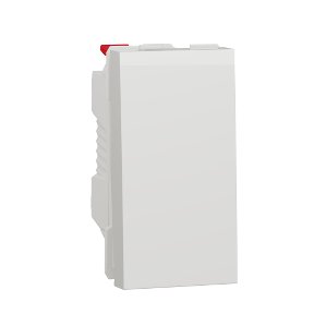 Выключатель 1-клавишная схема 1, 10А, 1 модуль белый Unica New NU310118 NU310118 фото