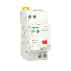 Автоматичний вимикач диференційного струму 1P+N 40А C 6kA 30мА тип AC Schneider Electric Resi9 R9D25640 R9D25640 фото