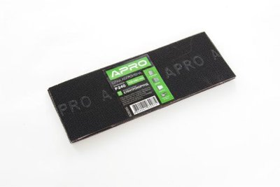 Сітка абразивна APRO P240 105*280мм електрокорунд (10шт) 8418 фото