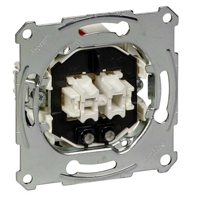 Механизм 2-кнопочного выключателя с подсветкой Merten MTN3165-0000 MTN3165-0000 фото